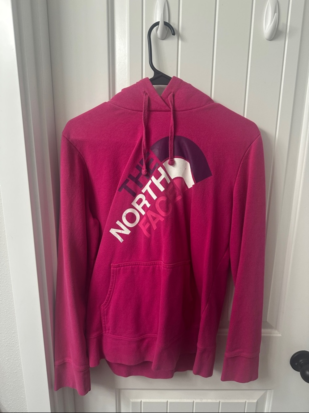 The North Face Hot Pink Logo Pullover Hoodie
